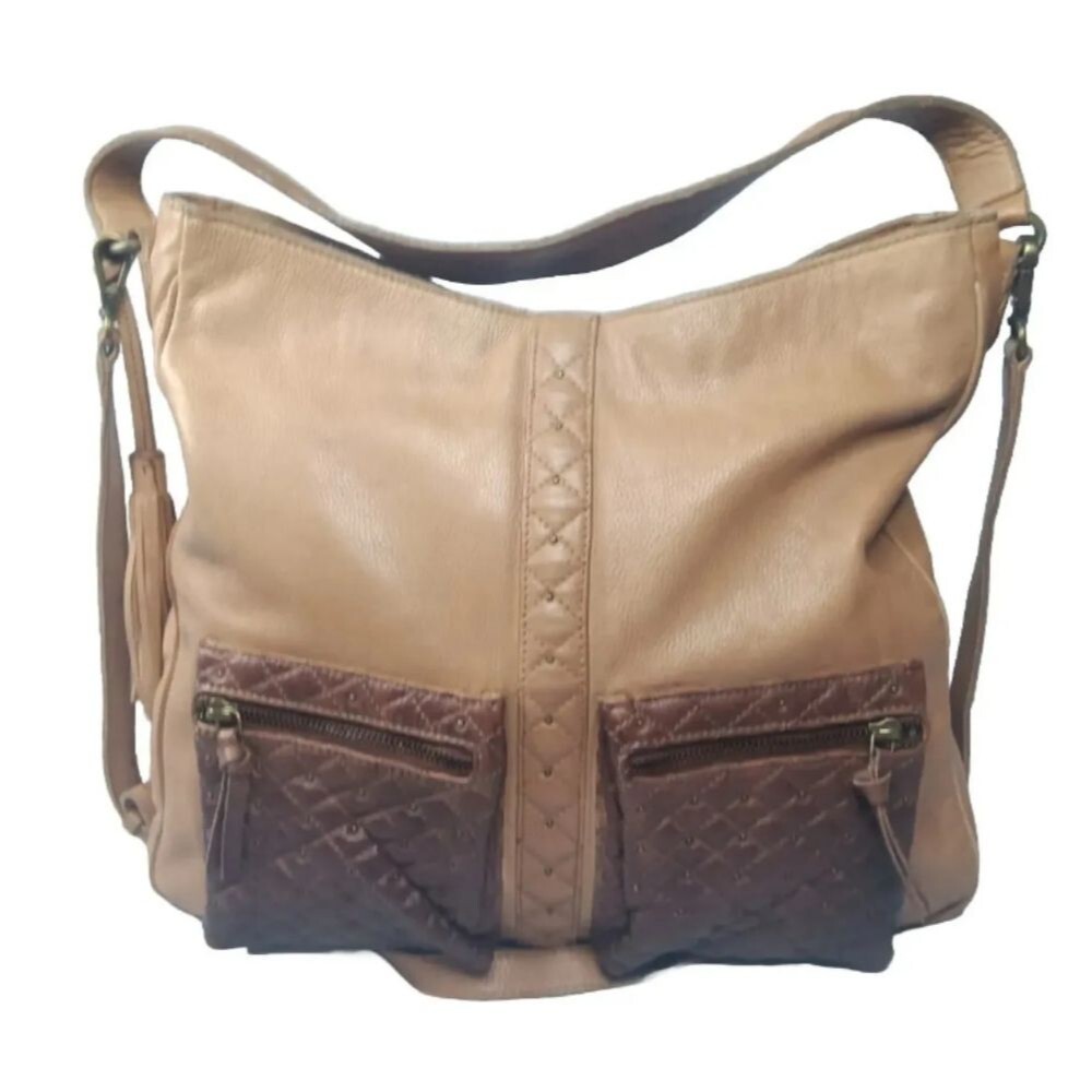 Anabaglish Starlight Crossbody Bag Rustic Cowhide Leather Bag Boho MSRP $198